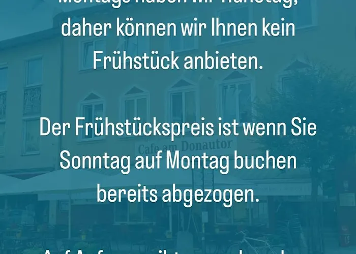 Cafe Am Donautor Vendégház Kelheim